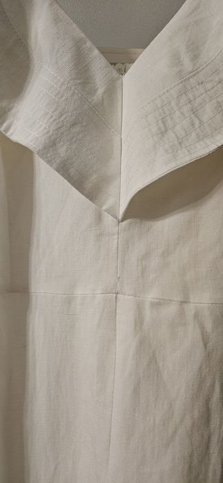 Vestido branco em Linho