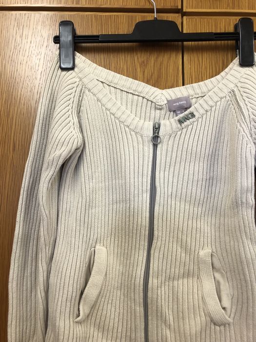 Casaco malha branco Mango