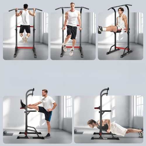 Regulowany drążek do podciągania i dipów PASYOU Power Tower PU30 50 kg