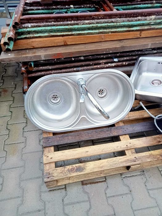 Zlewozmywak owalny INOX do zabudowy