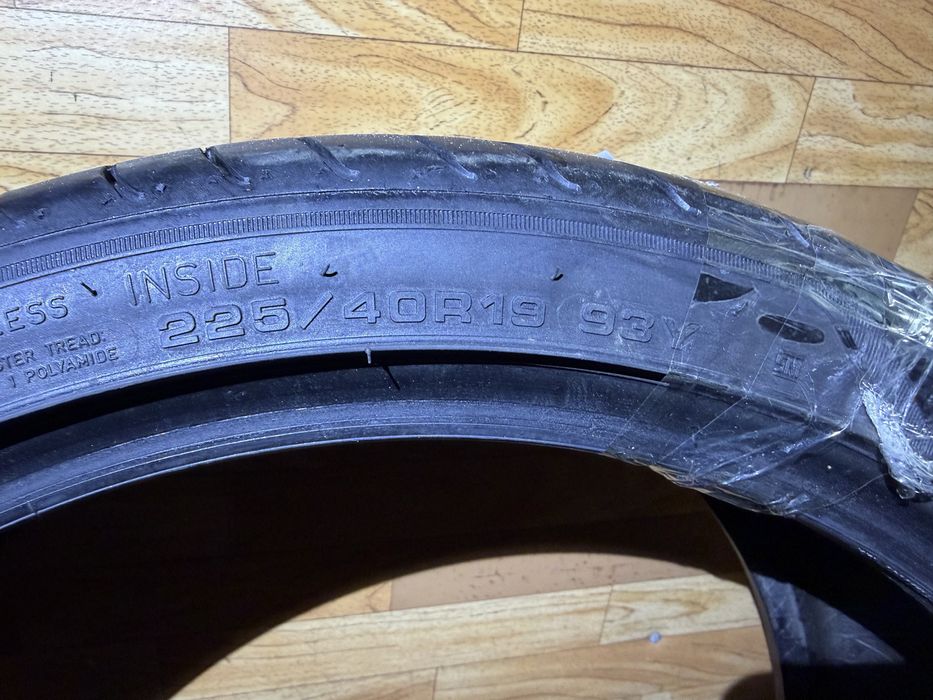 Різноширокі шини 225/40/19. 255/35/19