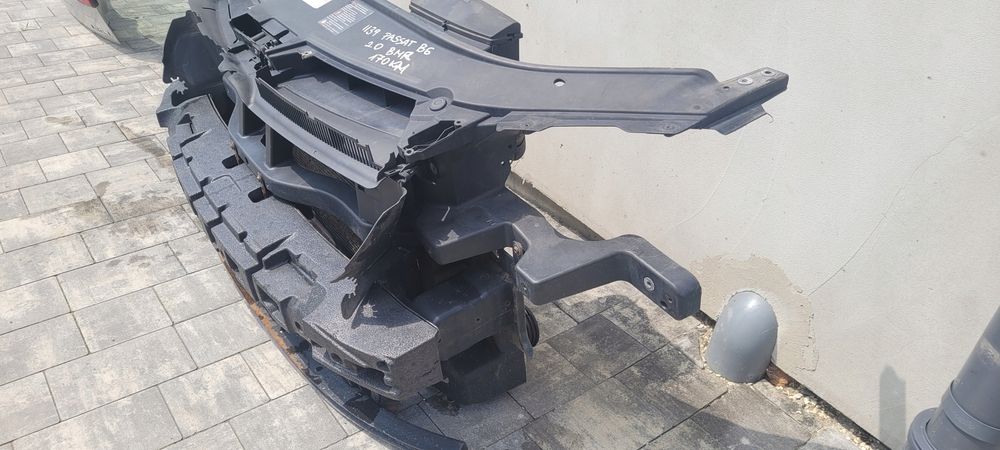 vw passat b6 2.0 tdi 05r- pas przedni chłodnice wentylatory