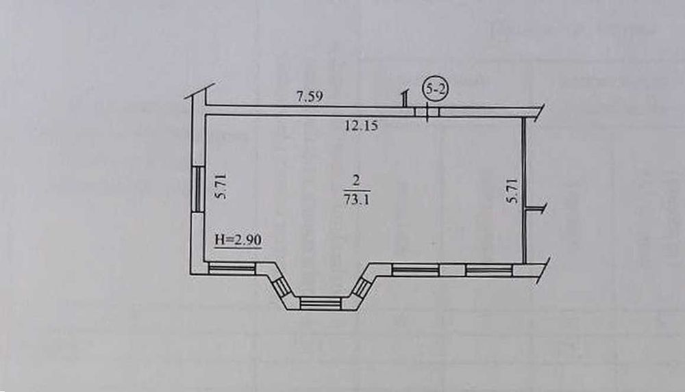 Продам фасадне приміщення 73 кв.м. вул. Набережна м. Вишгород