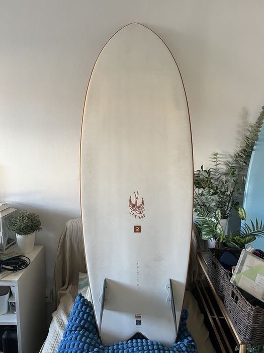 Prancha Twin fish soft 900 5’6 Decathlon