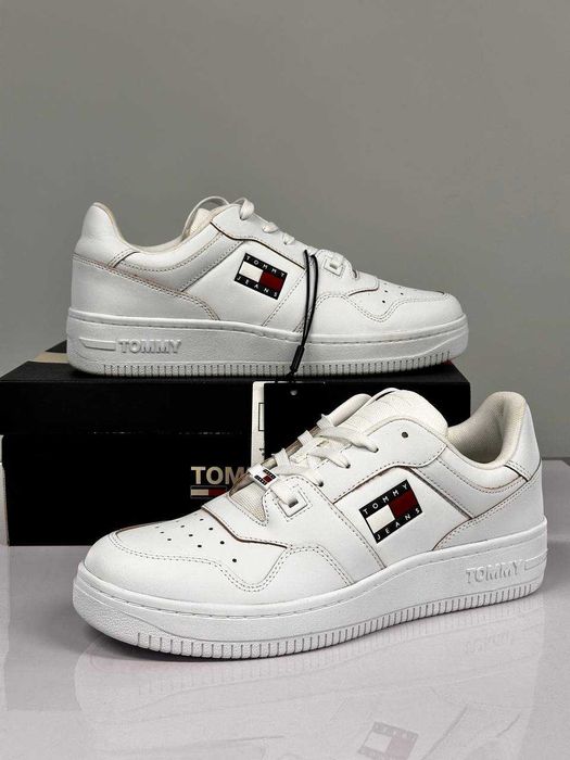 Oryginalne buty skórzane z Włoch Tommy Hilfiger