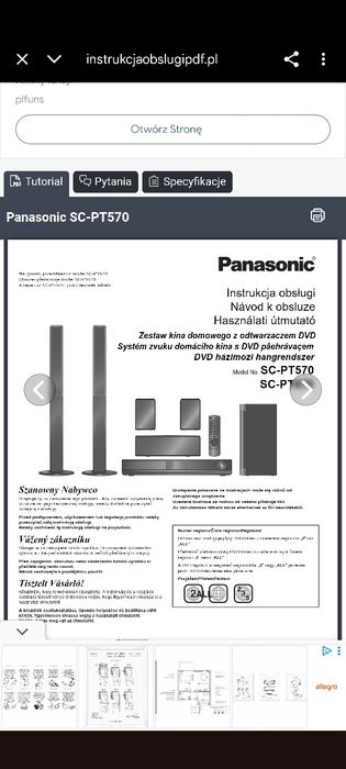 Kino domowe Panasonic SA-PT860