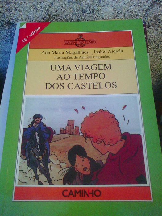 livro uma aventura -uma viagem ao tempo dos castelos