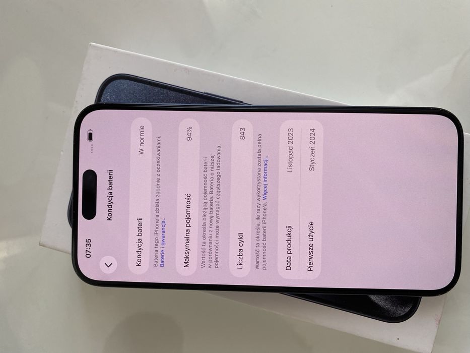 Iphone 15 pro max 256gb 94% bateria!