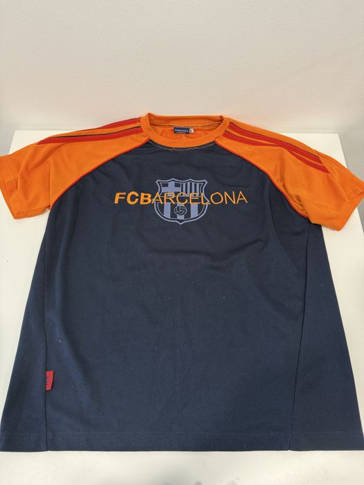 T-shirt FC Barcelona Azul e Laranja XL