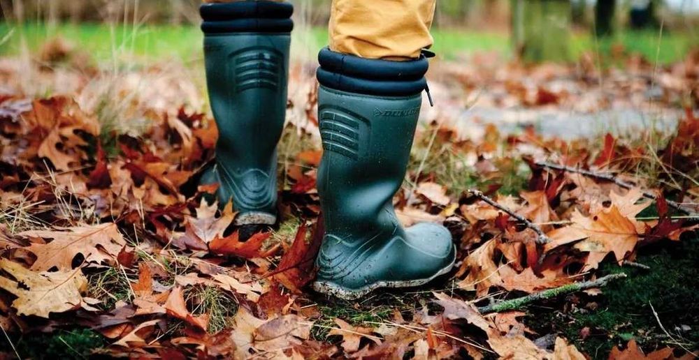 Kalosze Gumowce Dunlop doskonałe dla rolników lub wędkarzy