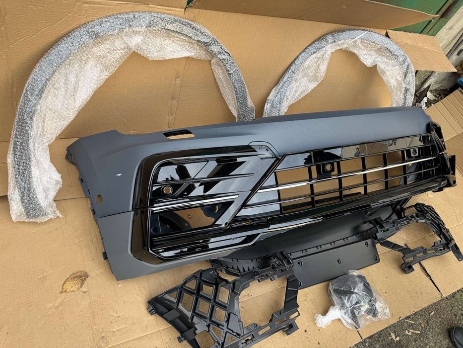 Tiguan r line   тигуан р лайн бампер в сборе 2017-2021