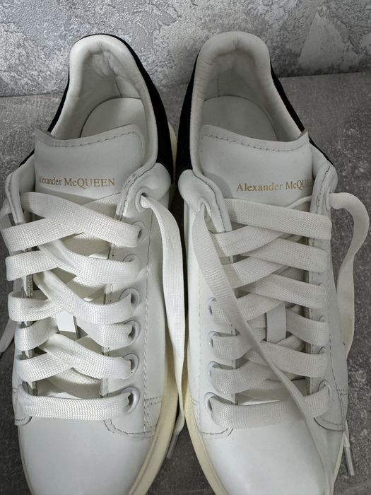 Кеди кросівки шкіряні Alexander McQueen  100% оригінал