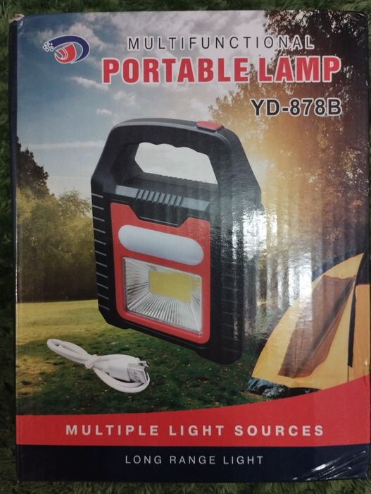 Фонарь кемпинговый с солнечной батареей.