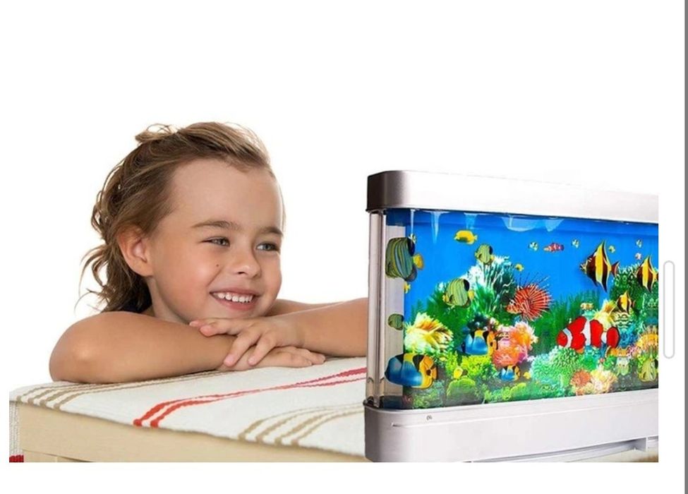 РОЗПРОДАЖ Акваріум з рухомими  рибками "НОВИЙ"