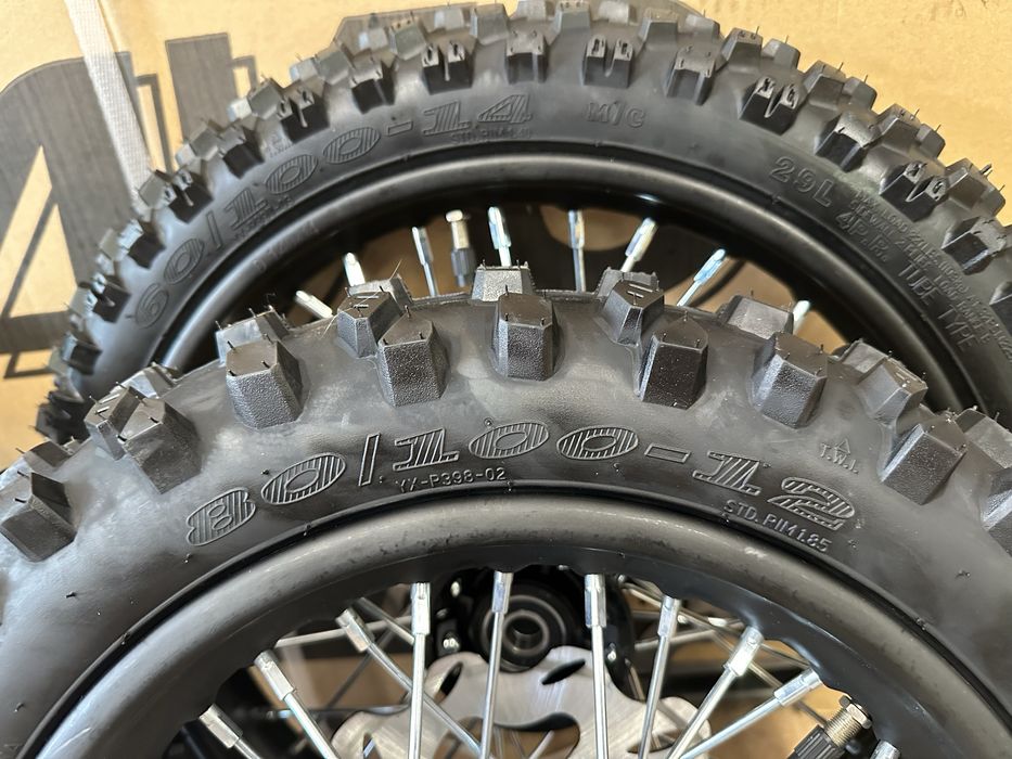 Komplet kół PITbike cross Mrf 14/12 nowe! opony - felgi - dętka