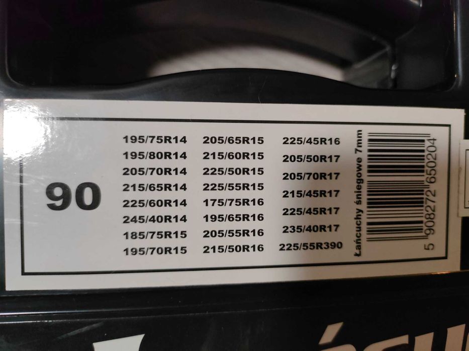 Nowe łańcuchy śniegowe