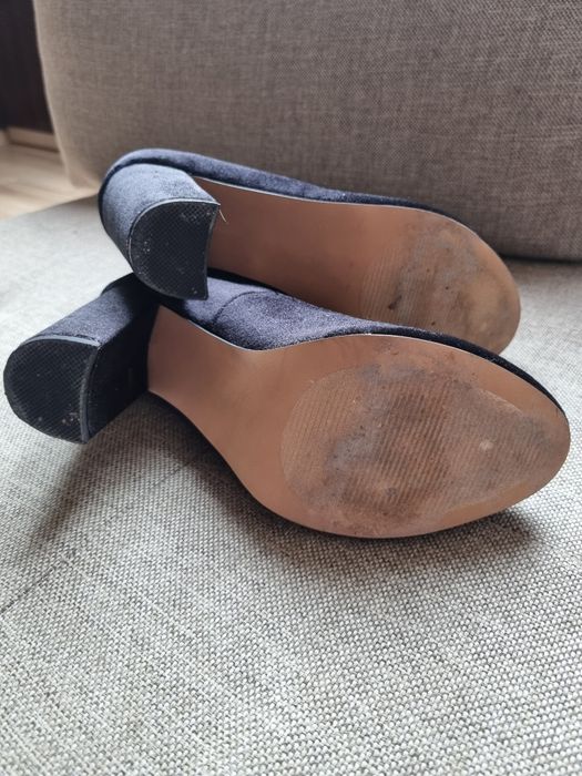 Buty damskie czarne na klocku Steve Madden