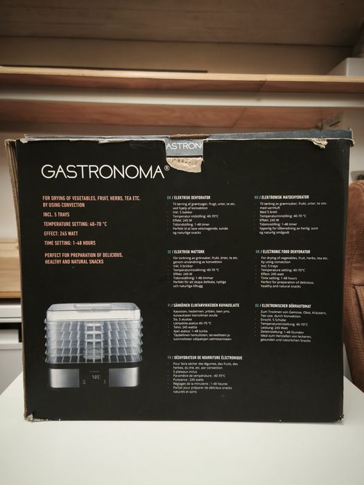 Desidratador de Alimentos Gastrónoma BY1159 – Excelente Estado