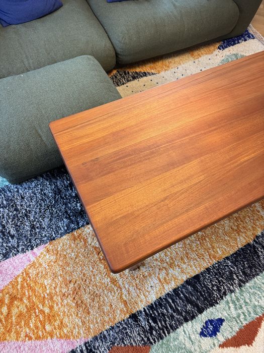 Stolik teakowy Niels Bach mid century lite drewno duński