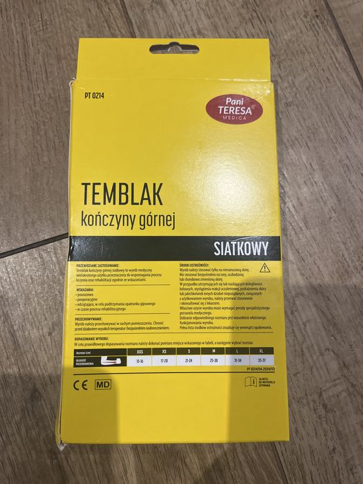 NOWY Temblak kończyny górnej rozm M siatkowy