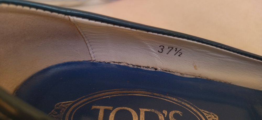 Sapatos Tods com cunha