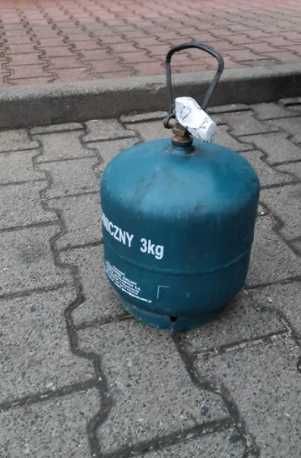 Butla gazowa propan-butan 3kg. Napełniona