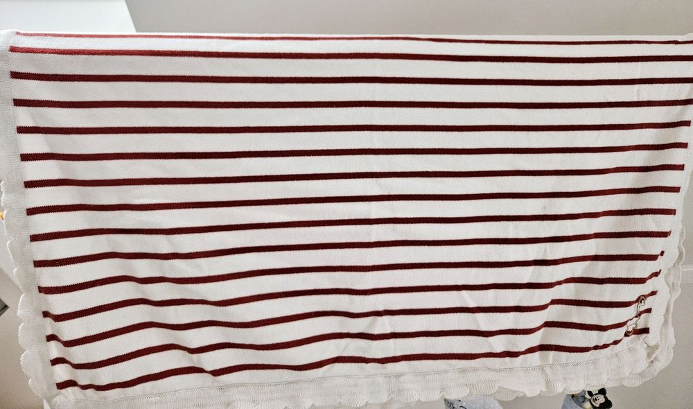 Koc kocyk ikea królik zająć falbanka 80 100