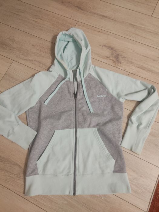 Rezerwacja Bluza Reebok szara z seledynowa 38!40