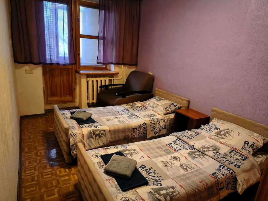 Реальная‼️Посуточно 3-к квартира Левый берег‼️ 6 мест. Калиновая‼️