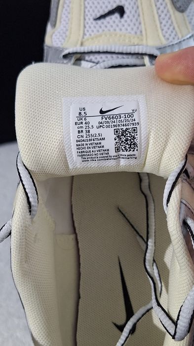 Кросівки Nike P-6000 US8.5 EU 40 25.5CM  FV6603 100