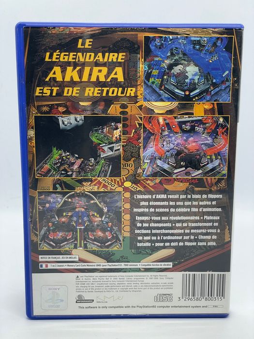 Akira Psycho Ball PS2 Po Angielsku