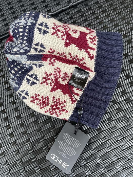 Ochnik - Nowa Męska czapka zimowa