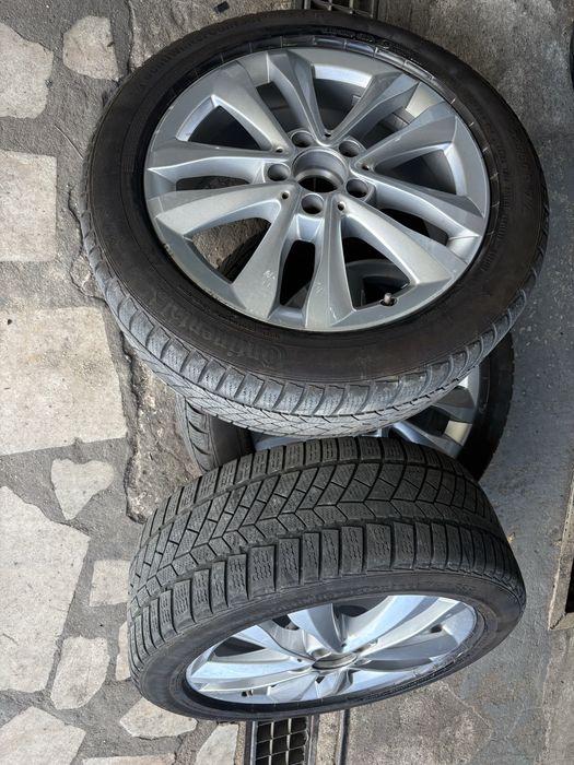 4 Jantes Mercedes 17 c/pneu Continental