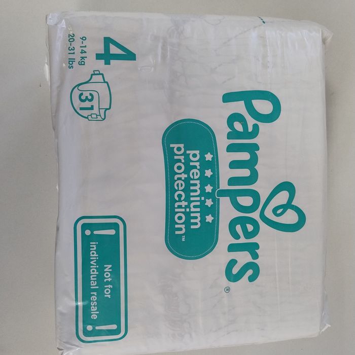 Підгузники Pampers premium 4 31 шт. Великобританія