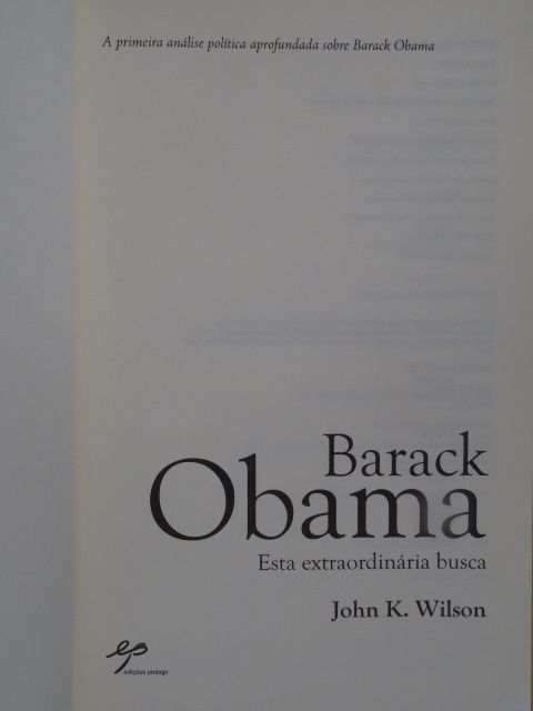 Barack Obama de John K. Wilson