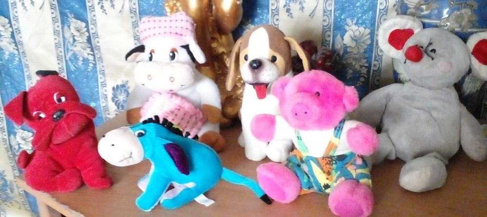 Мягкие игрушки разные