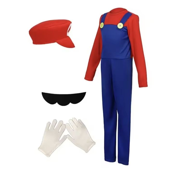 Nowy! stroj przebranie Super Mario Bros kostium