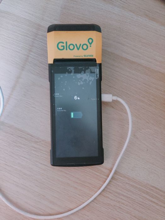 Terminal POS SUNMI V2 ou PDA da Glovo