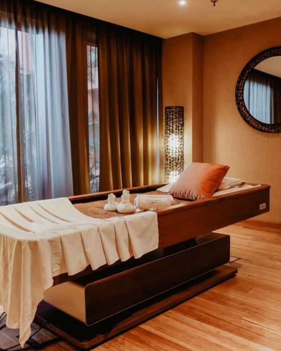 Łóżko do masażu z piaskiem kwarcowym Sandor