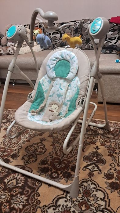 Качеля шизлонг 3 в 1 Carello