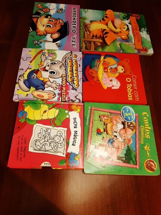 Vários livros infantis