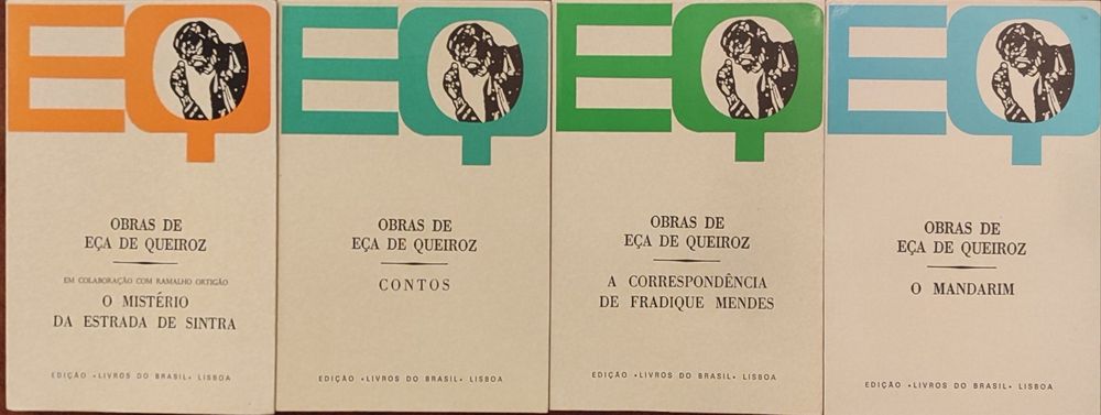 Lote de 4 livros de Eça de Queirós