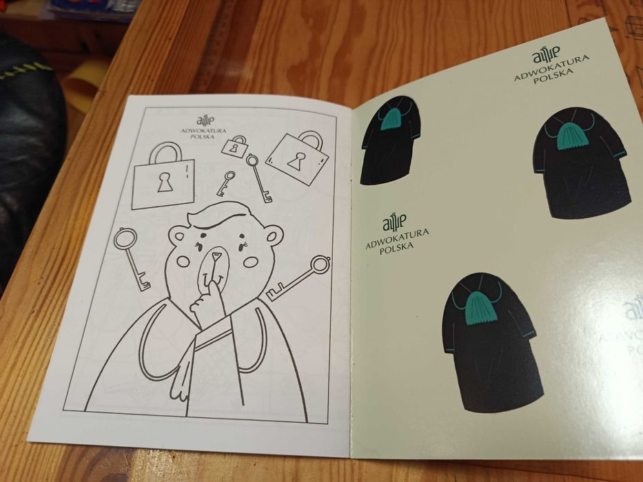 Kolorowanka Lesne sprawy aplikantów adwokackich