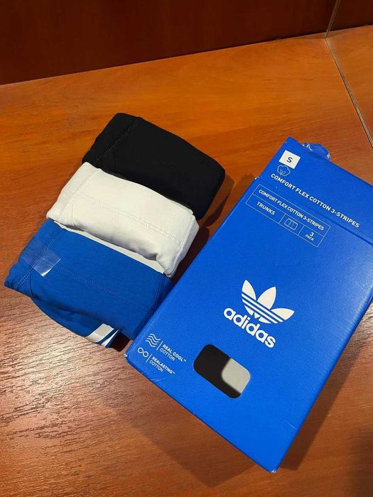 Adidas Originals набір 3шт боксерки чоловічі труси Comfort Flex Cotton