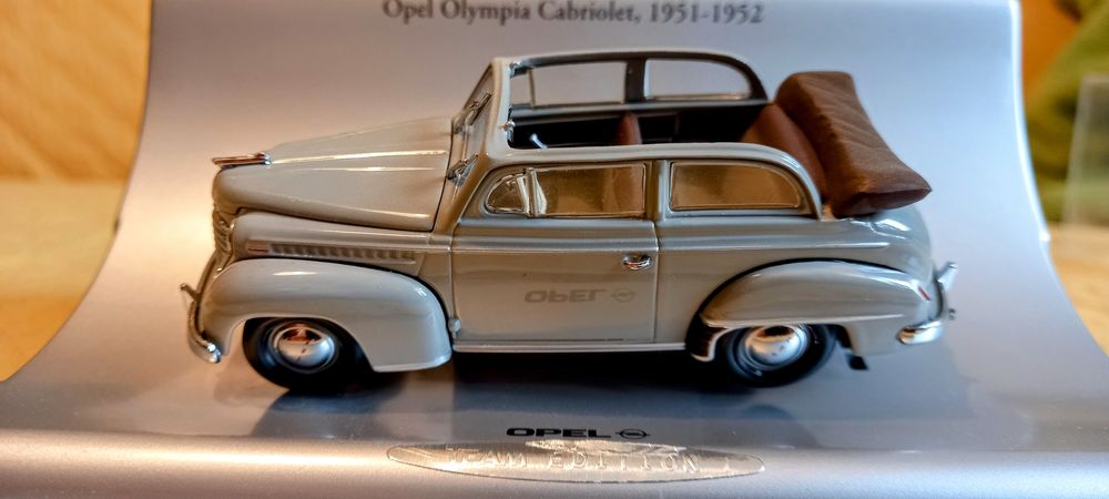 Opel Olympia Cabrio 1951 52 , 1:43 , stan idealny, edycja limitowana,