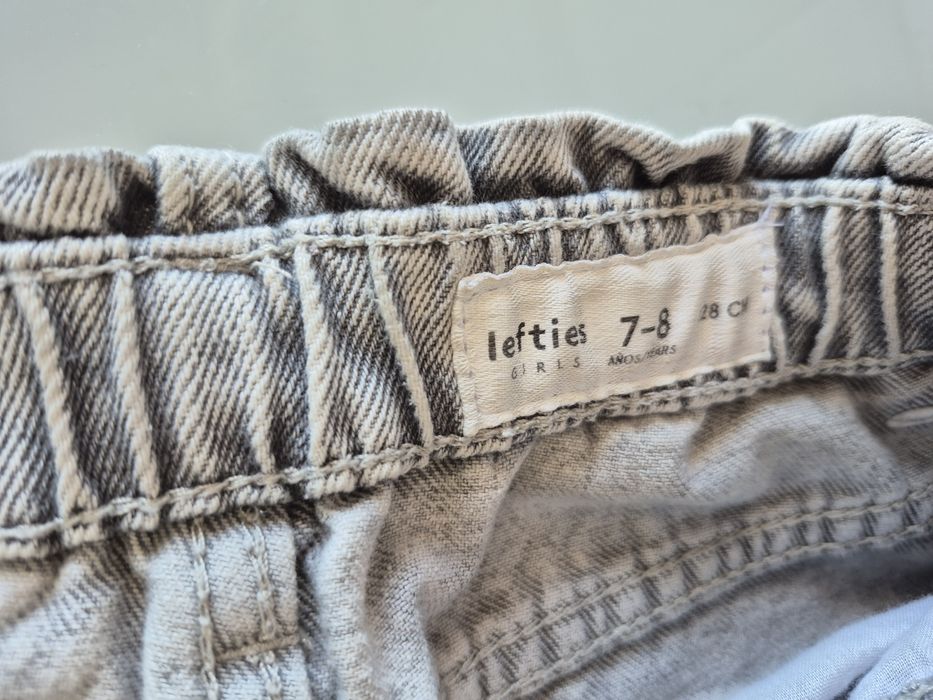 Calças ganga cinzenta Lefties 7/8 anos