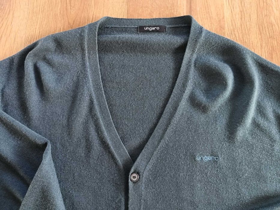 Kardigan Ungaro - XXXL - sweter - kolor morski