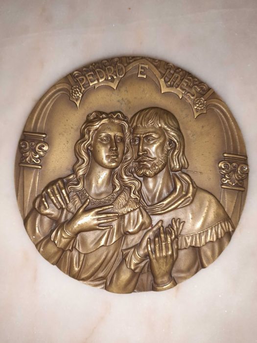 Medalha bronze Pedro e Inês
