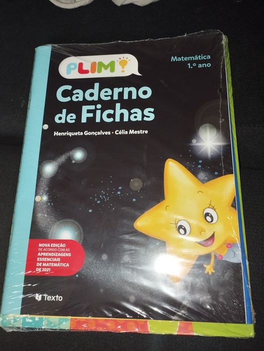 Caderno de fichas+ pasta de materiais matemática- plim 1° ano