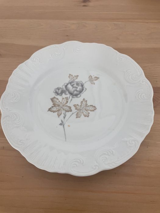 Travessas porcelana vista alegra + prato